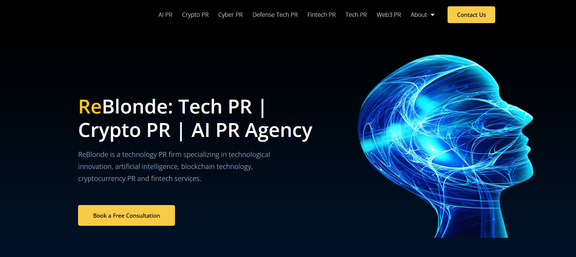 ReBlonde 技术与加密媒体联动图示