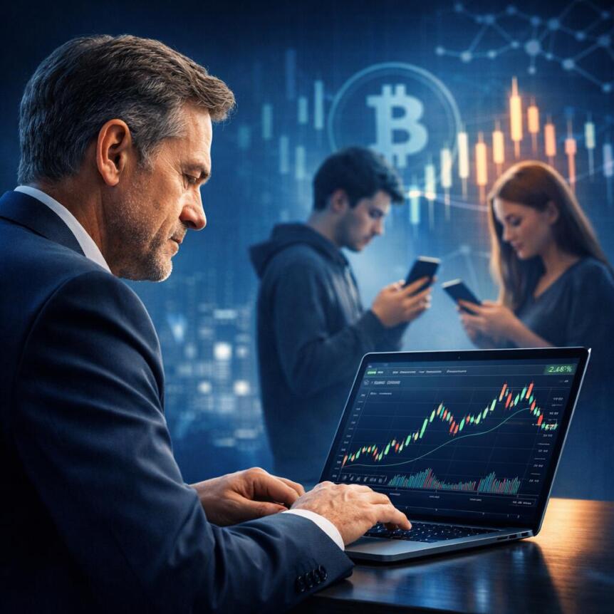 中年投资者成加密核心，行业却错配服务