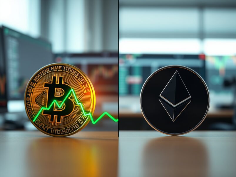 机构资金流向分化：比特币领跑以太坊承压