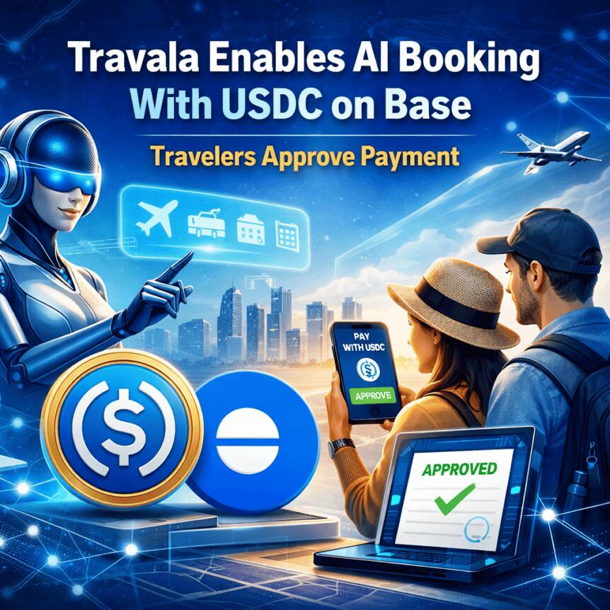 Travala推AI旅行协议，零费支付开启半自动预订新时代