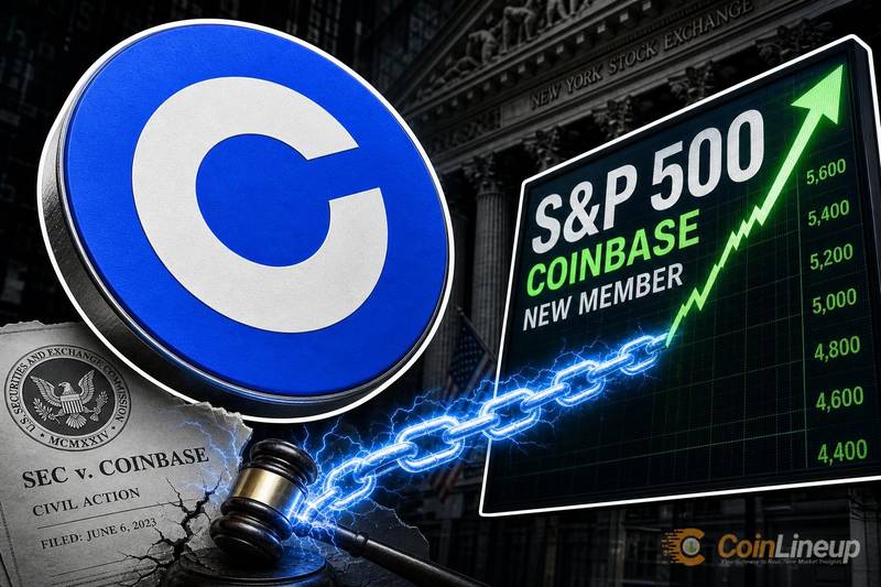 Coinbase入标普500：加密金融时代正式开启