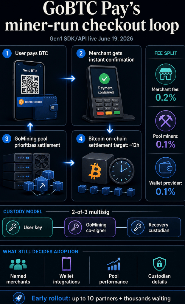 GoBTC Pay上线：比特币结账迎来新路径