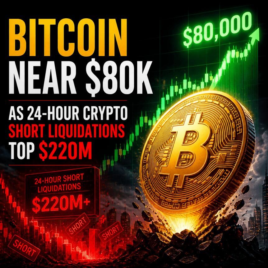 比特币重返8万美元大关，空头清算激增引发市场博弈