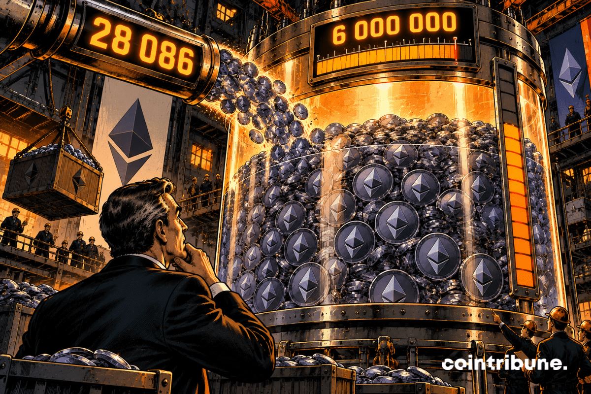 BitMine加速囤币：一周增持近2.8万枚ETH逼近5%目标