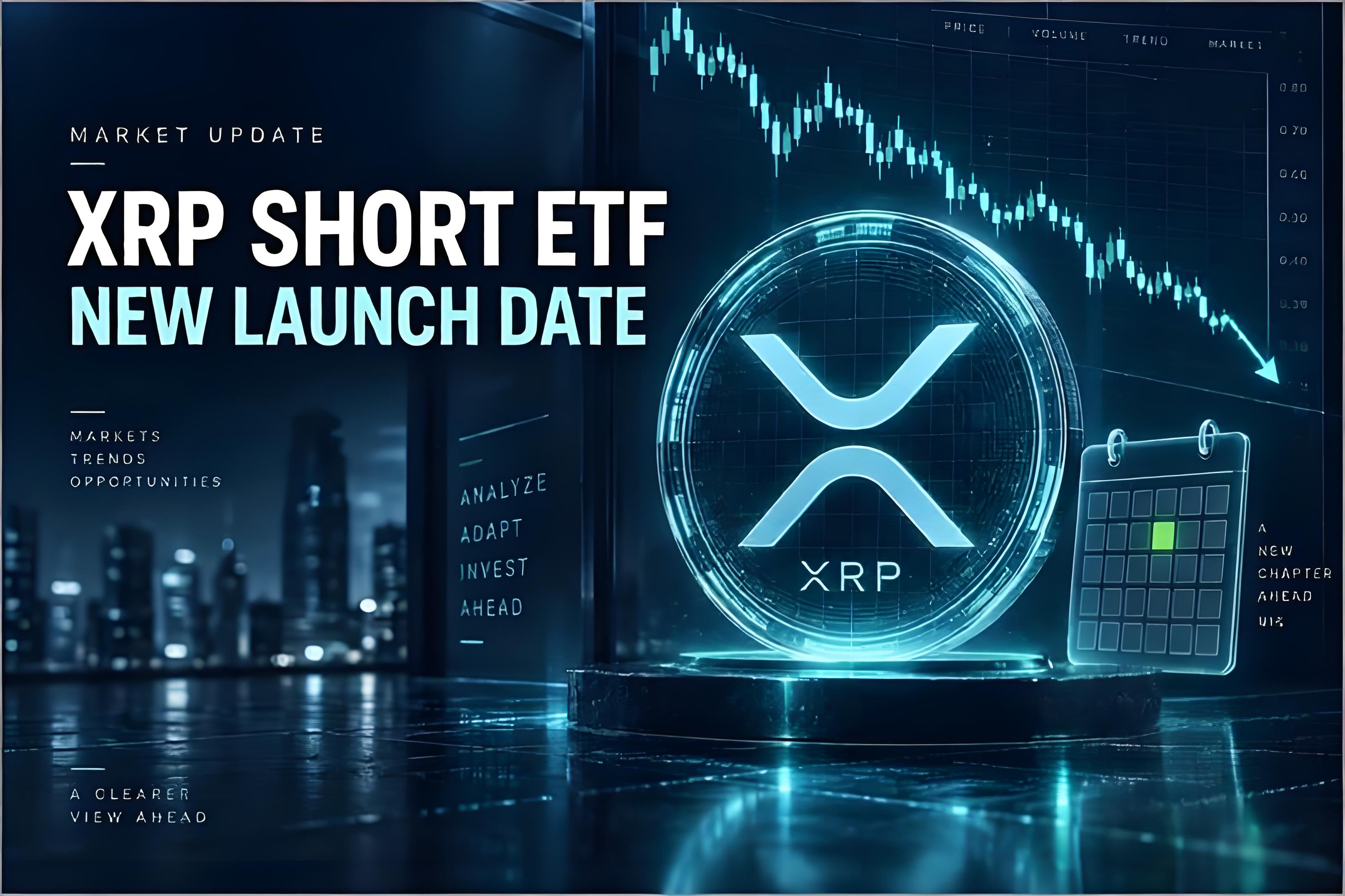 XRP空头ETF注册延期至2026年10月，上市时间仍待官宣