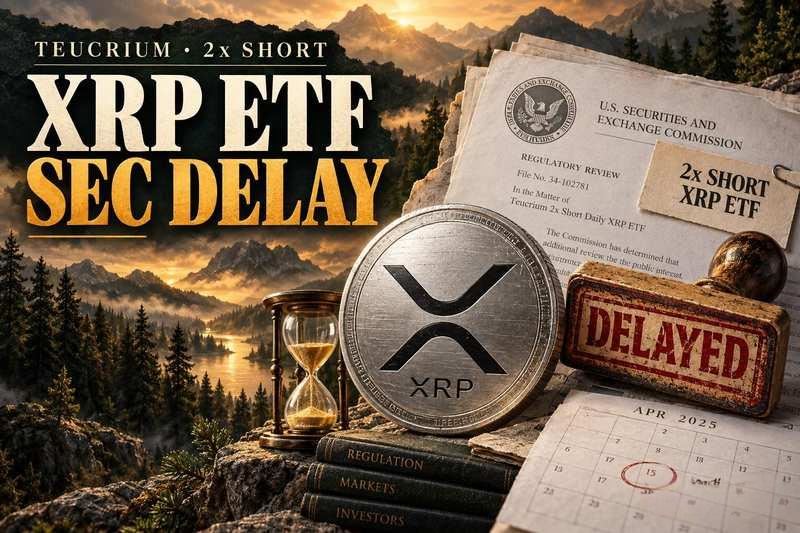 Teucrium反向XRP ETF延期真相：非SEC干预，系注册人自主调整