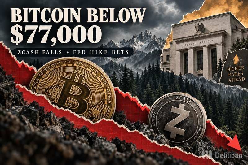 比特币跌破7.7万刀引热议，加息预期成市场焦点