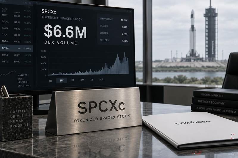 SPCXc代币交易量传闻引争议：660万美元数据无据可依