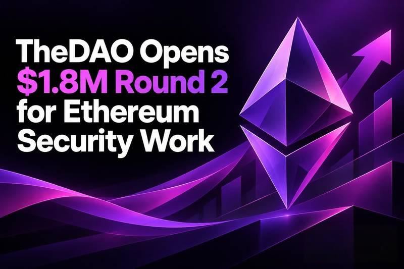 TheDAO安全基金启动180万美金第二轮募资