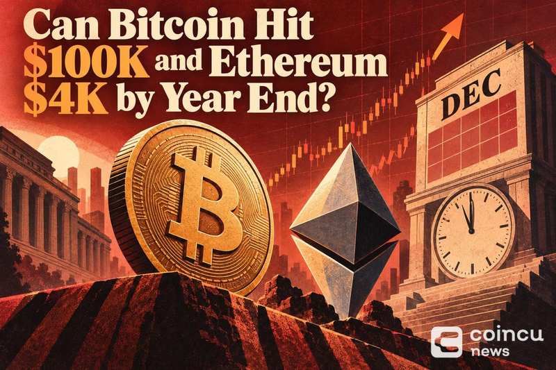 比特币10万美金与以太坊4000美元目标成真条件解析