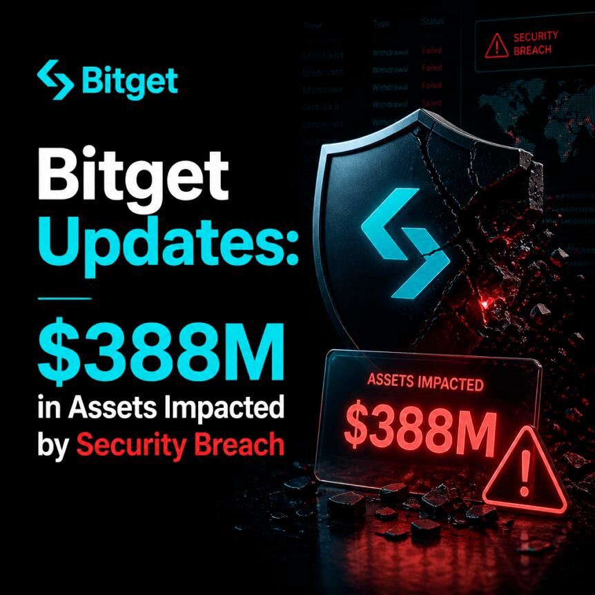 Bitget安全事件损失升至3.875亿美元，追回悬赏启动