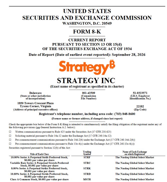 Strategy Inc. 花1.43亿美元增持比特币，资金来源曝光