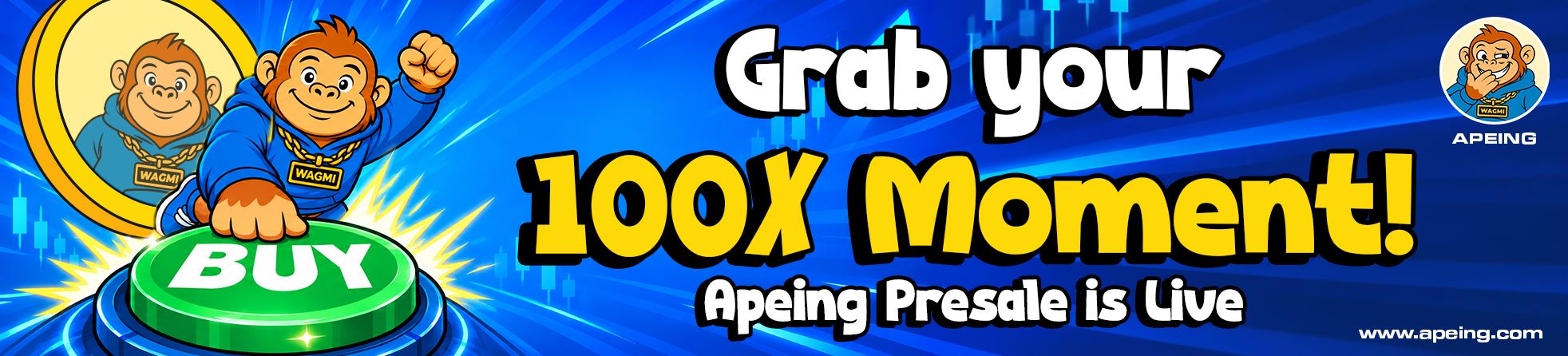 Apeing预售第6阶段开启：0.0006美元入场价引关注