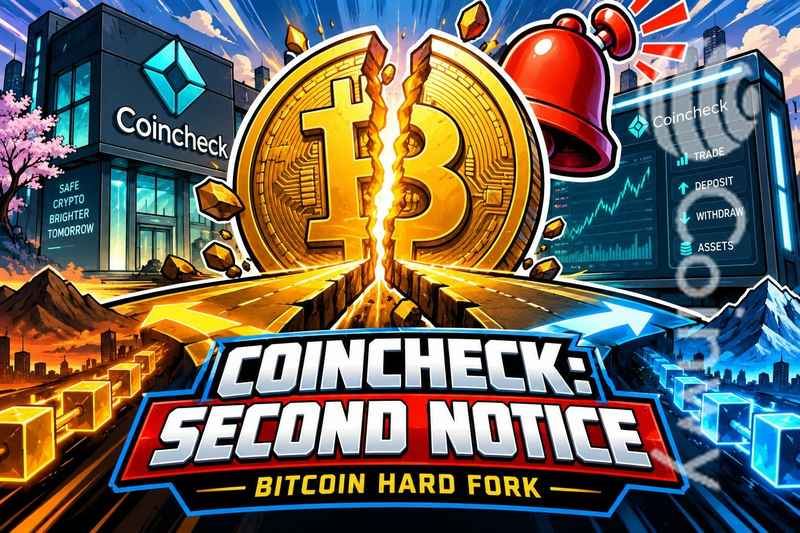 Coincheck再发硬分叉预警：用户须速查官方公告