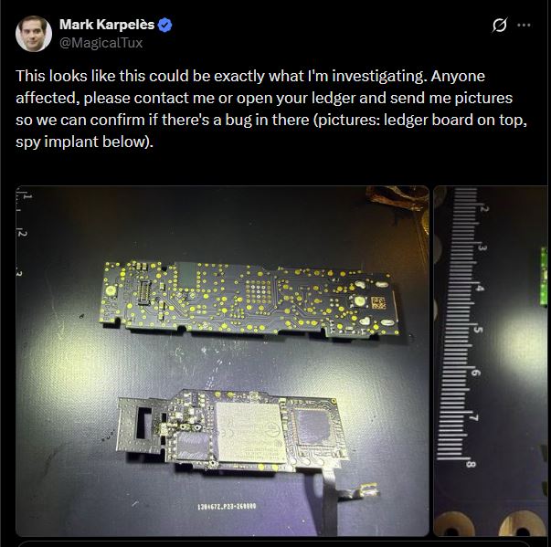 Ledger钱包安全事件：8600万资产疑遭盗，涉事经销商被紧急叫停