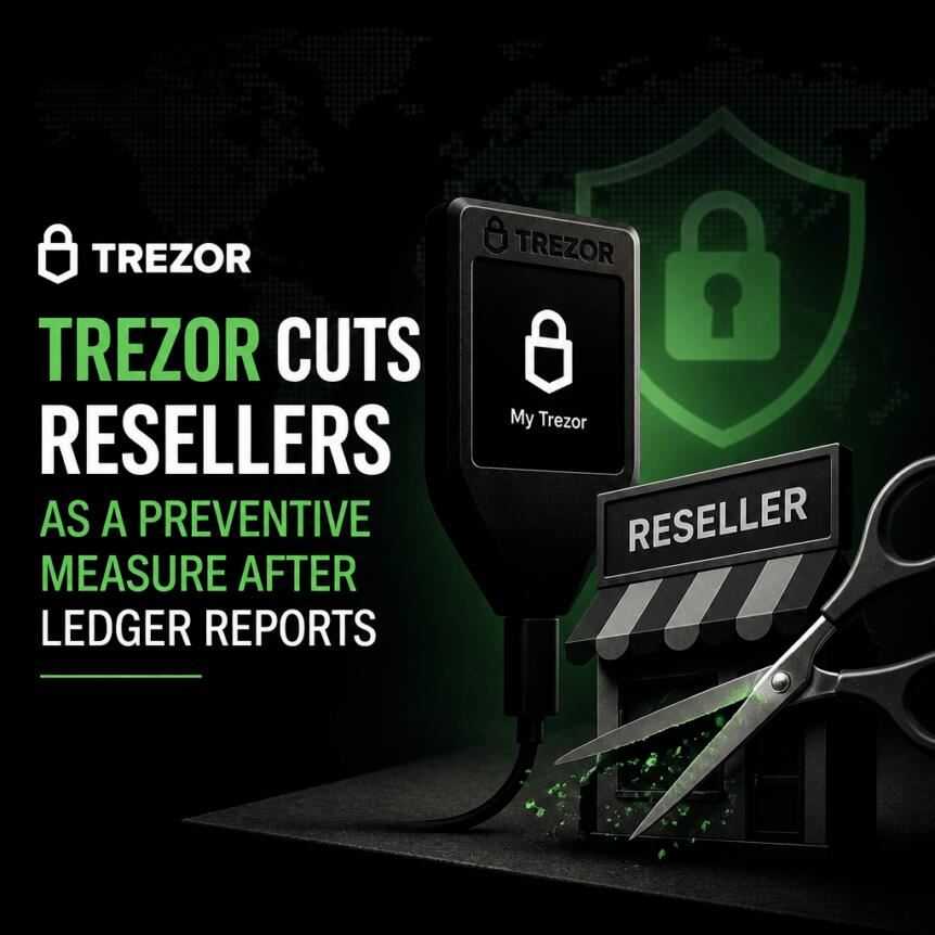 Trezor收紧经销商网络应对供应链安全危机