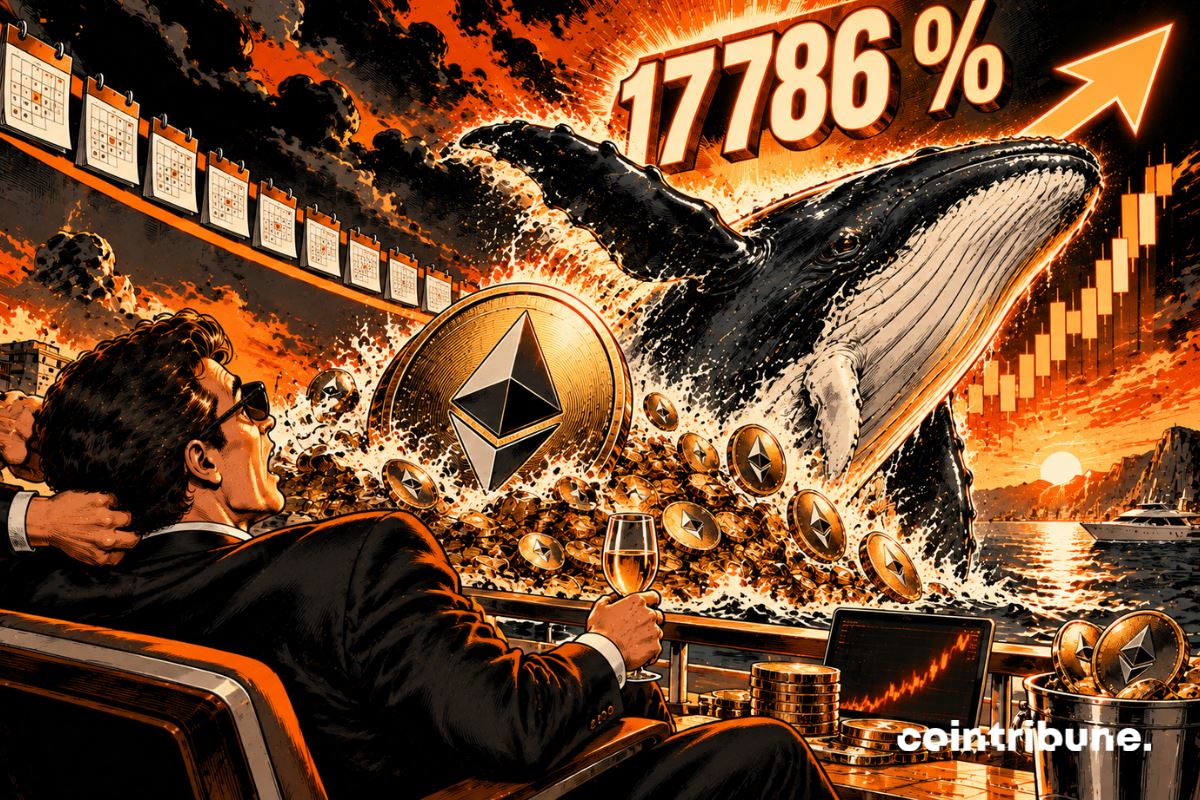 以太坊巨鲸转6369枚ETH至Kraken，潜在收益超1.7万%