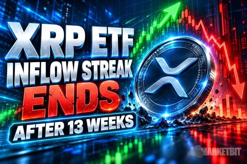 XRP ETF资金流入13周连胜终结，市场转向信号浮现
