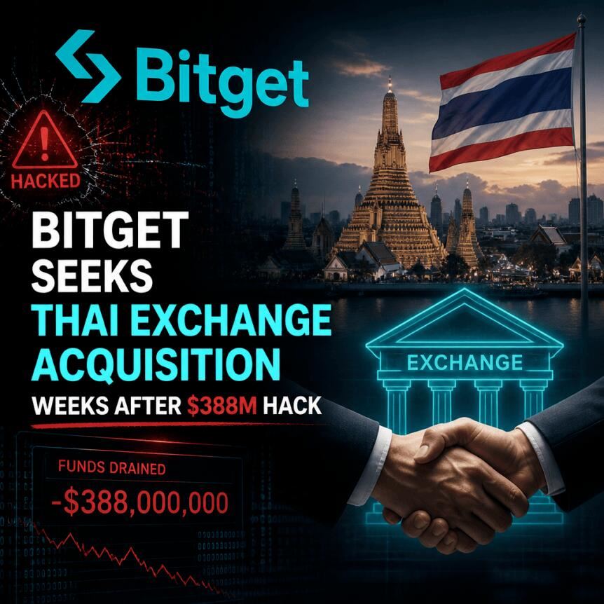 Bitget拟收购泰国资持牌交易所，加速东南亚合规布局