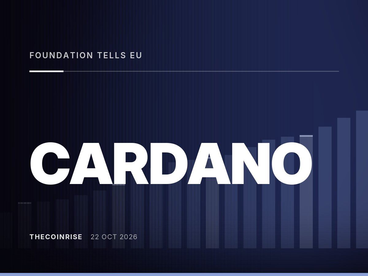 Cardano呼吁暂停DeFi监管，优先修补MiCA漏洞